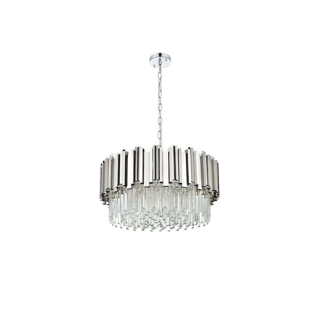 Willow 24 Inch Chandelier In Chrome. Picture 7