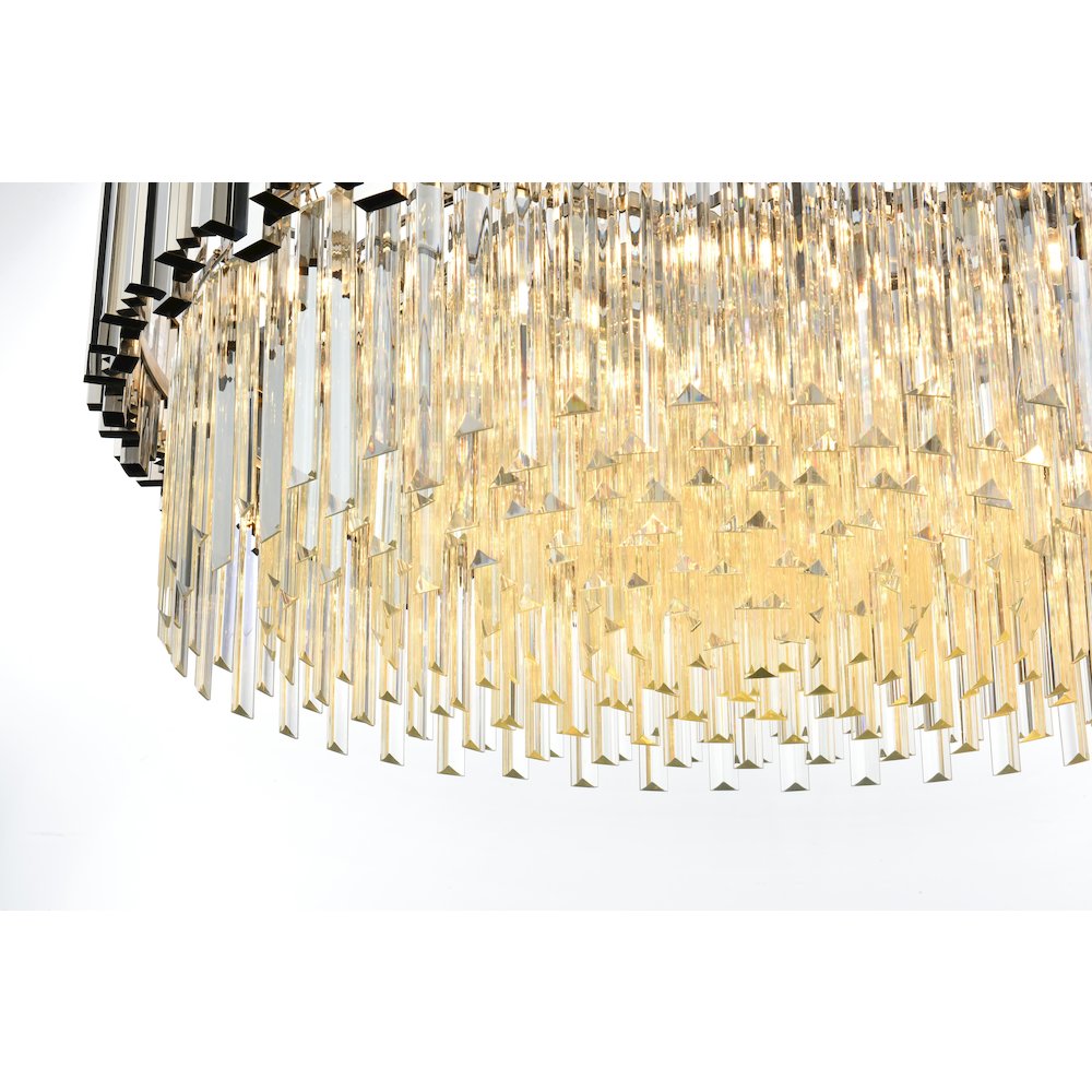 Willow 32 Inch Chandelier In Chrome. Picture 4