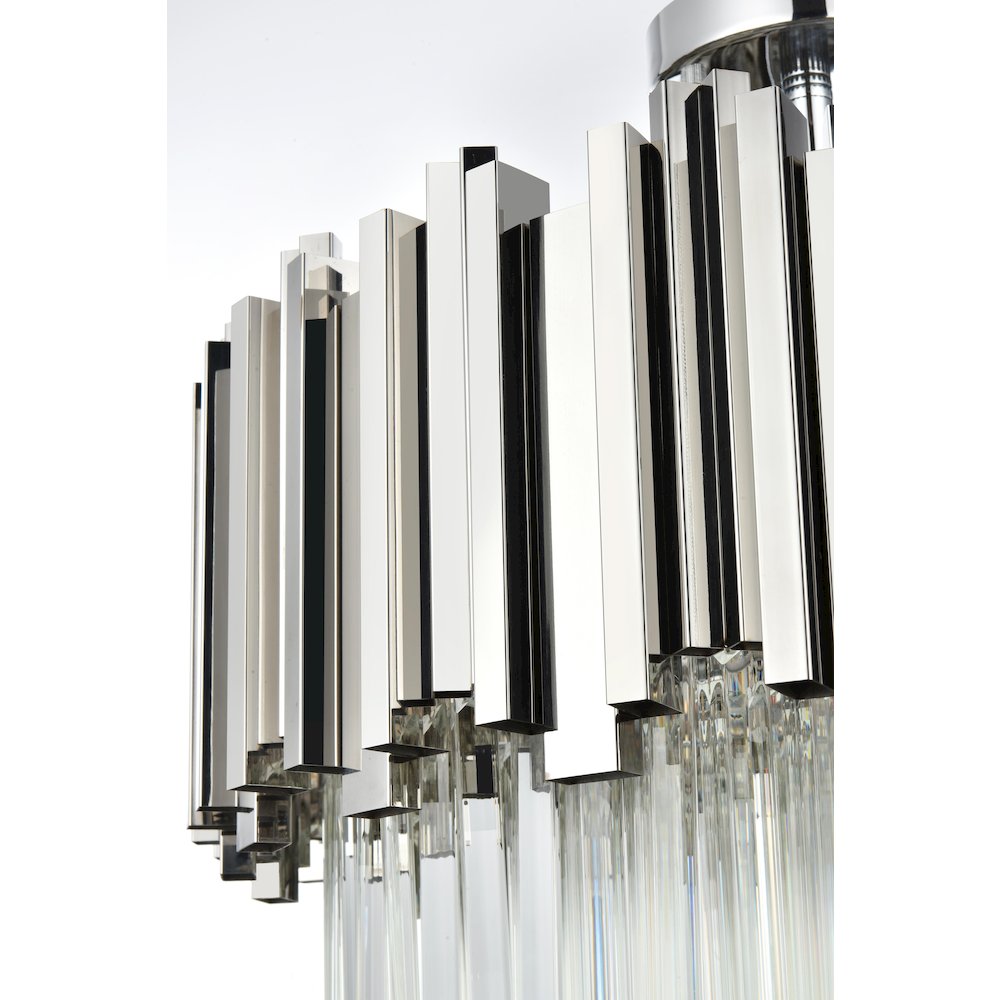 Willow 16 Inch Flush Mount In Chrome. Picture 6