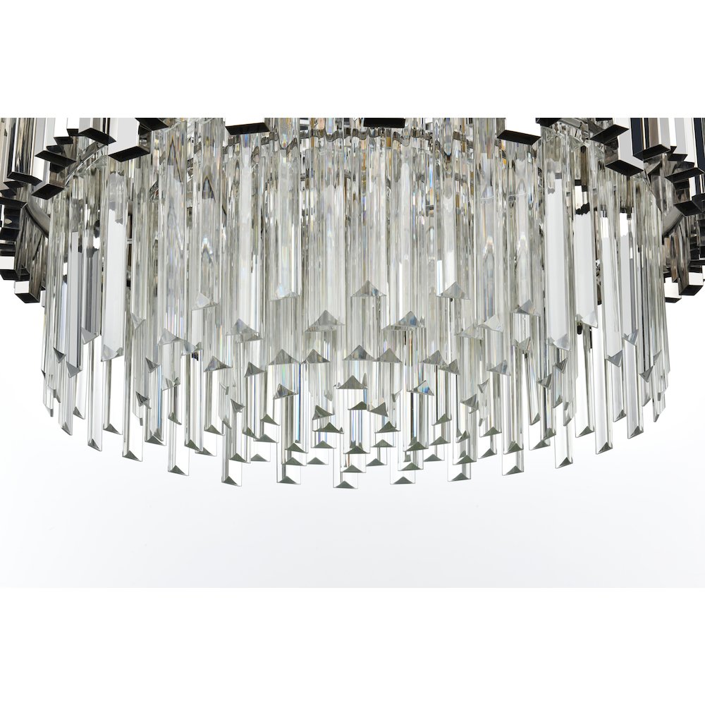 Willow 32 Inch Chandelier In Chrome. Picture 4