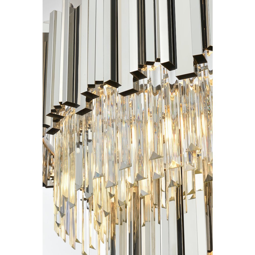 Willow 32 Inch Chandelier In Chrome. Picture 6