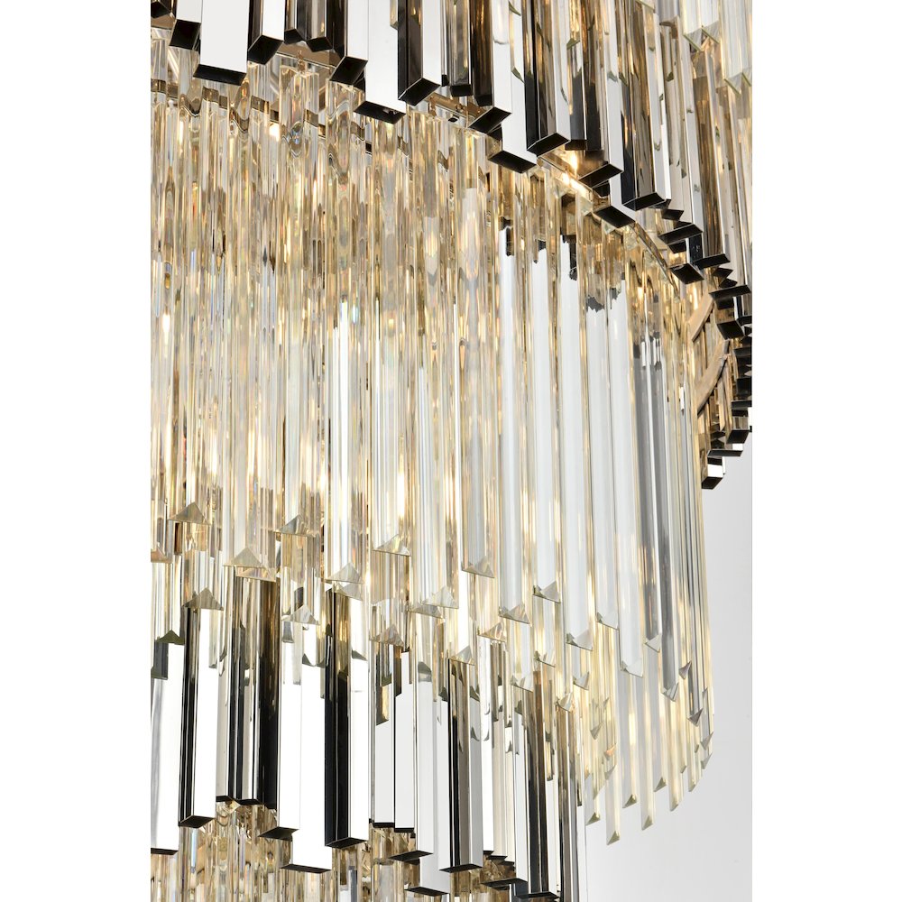 Willow 40 Inch Chandelier In Chrome. Picture 5