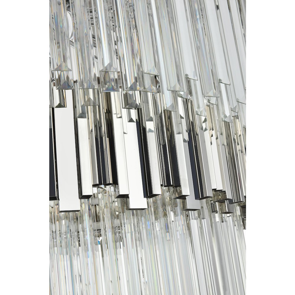 Willow 40 Inch Chandelier In Chrome. Picture 6