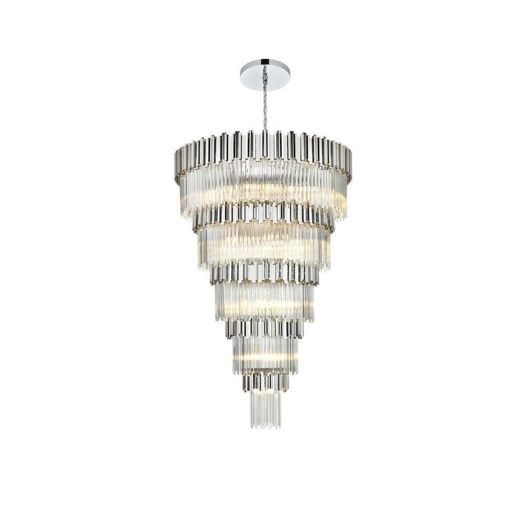 Willow 48 Inch Chandelier In Chrome. Picture 1