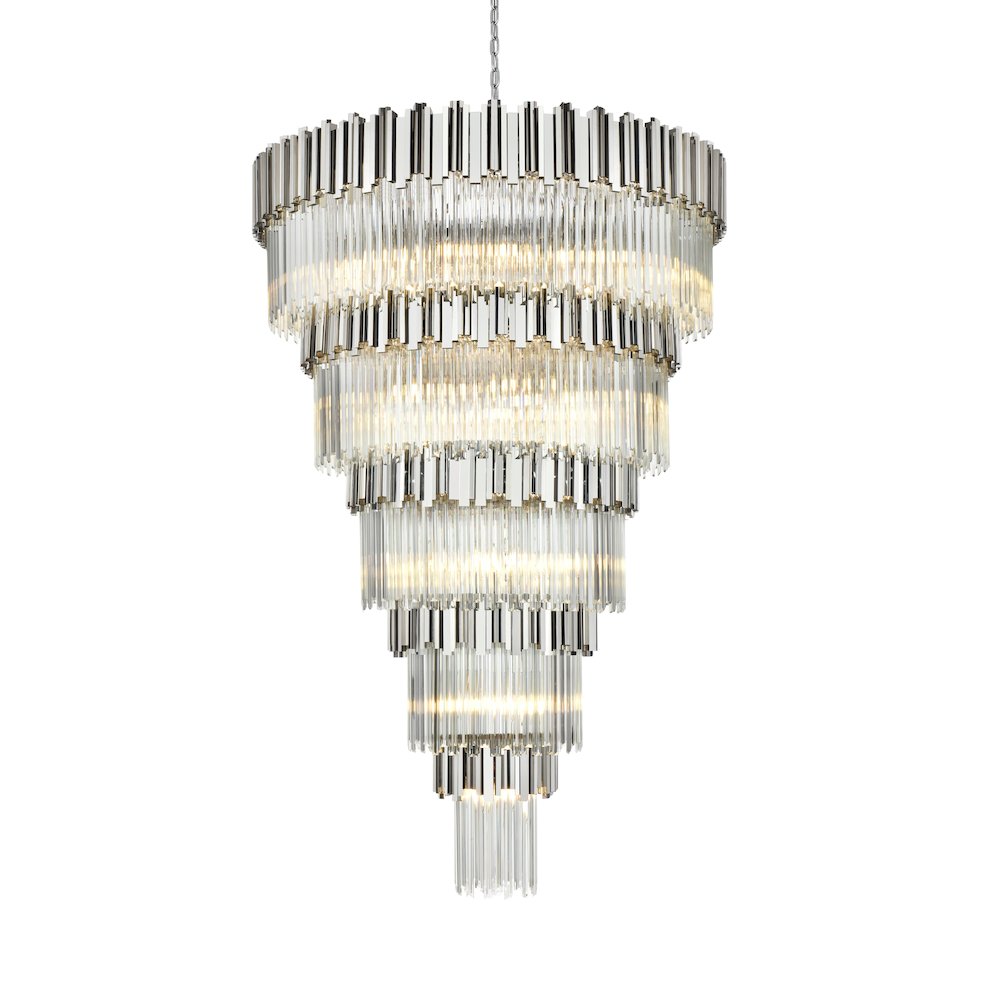 Willow 48 Inch Chandelier In Chrome. Picture 3