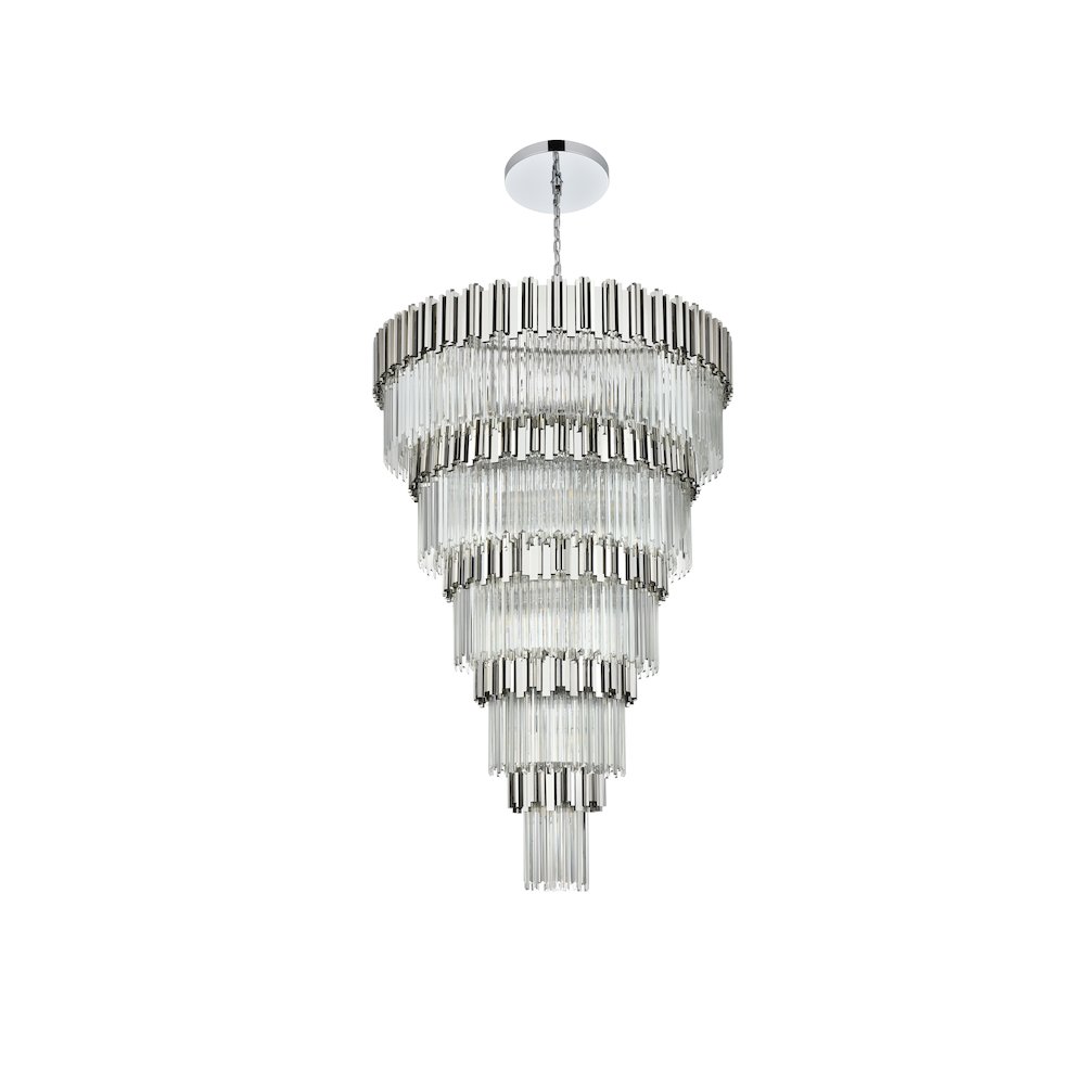 Willow 48 Inch Chandelier In Chrome. Picture 7