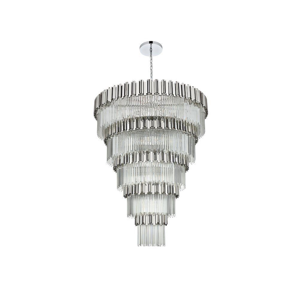 Willow 59 Inch Chandelier In Chrome. Picture 7