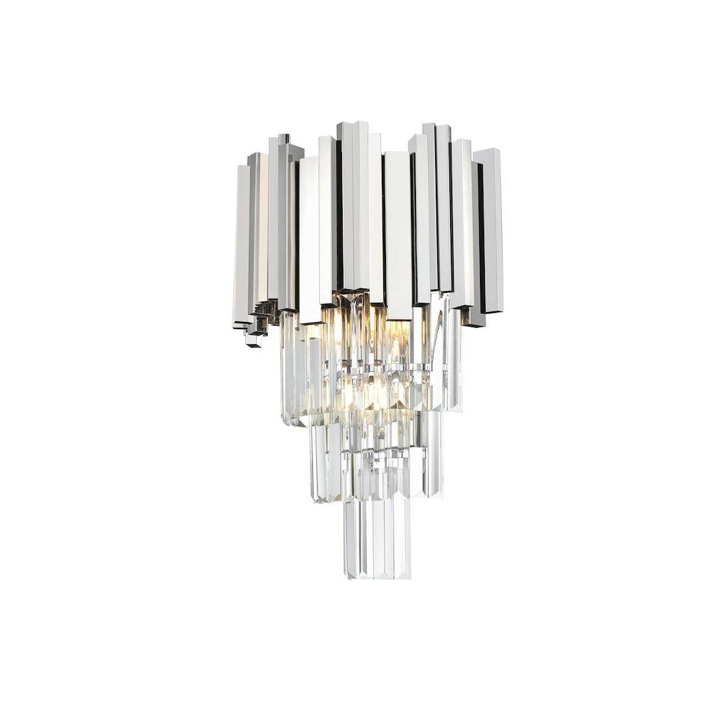 Willow 12 Inch Wall Sconce In Chrome. Picture 3