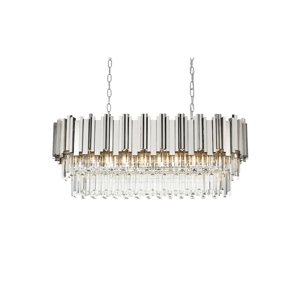 Willow 36 Inch Chandelier In Chrome. Picture 3