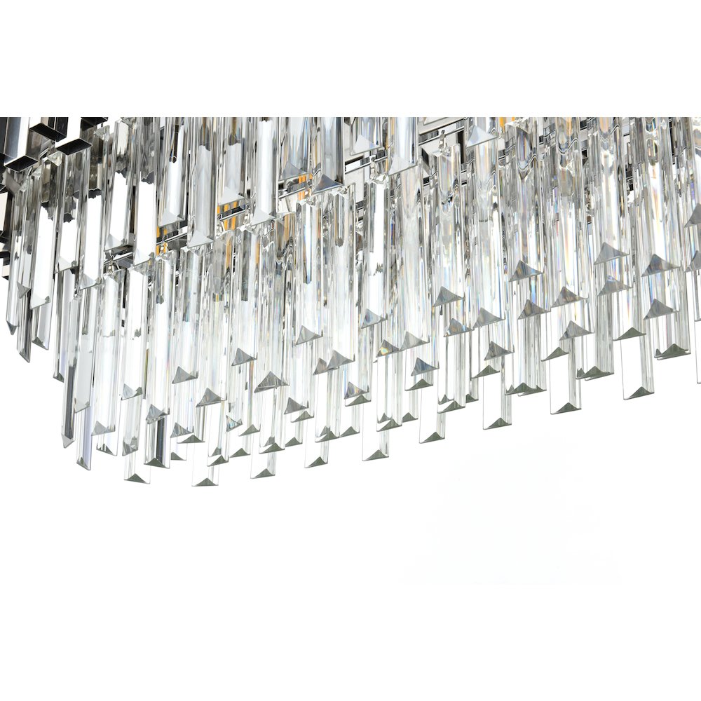 Willow 36 Inch Chandelier In Chrome. Picture 6