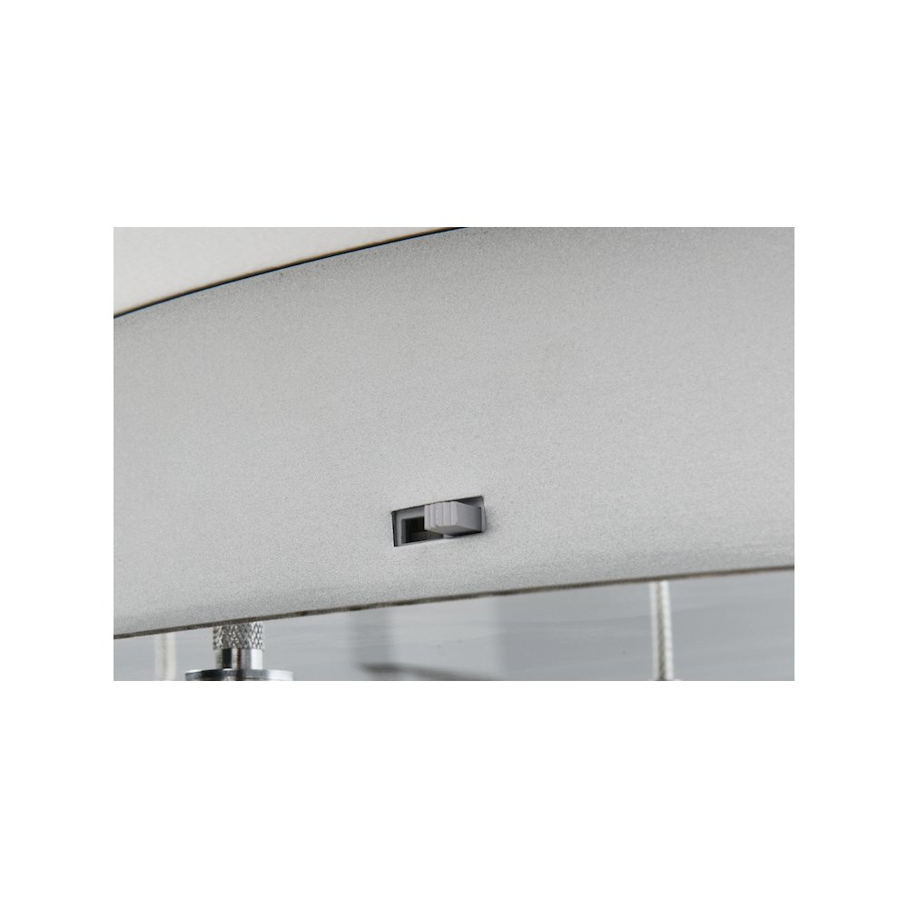 Aston 28 inch LED Pendant in Chrome. Picture 9