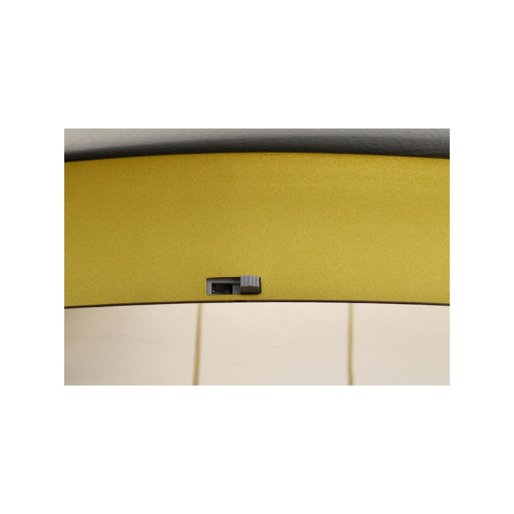 Aston 16 inch LED Pendant in Satin Gold. Picture 8