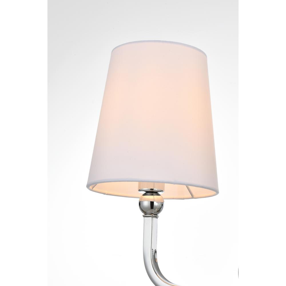 Colson 4 light Chrome and Clear Bath Sconce. Picture 3