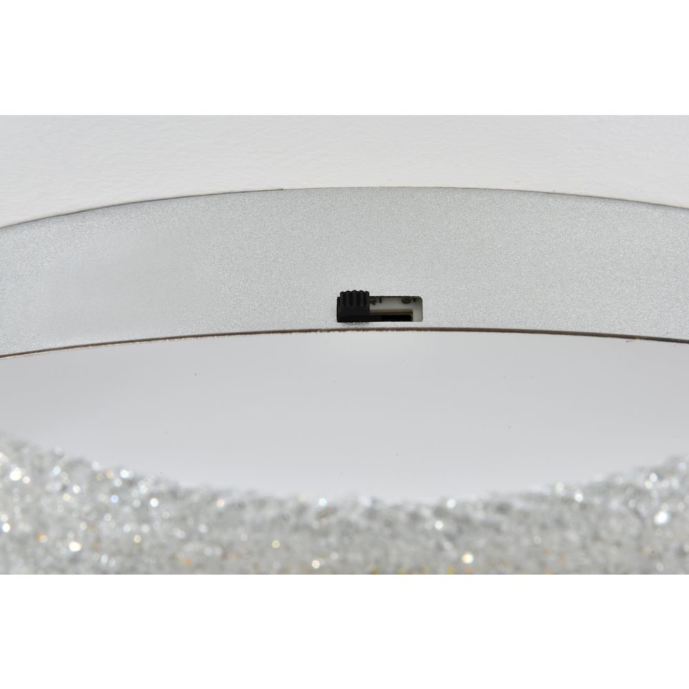 Bowen 26 inch Adjustable LED Flush Mount in Chrome. Picture 7