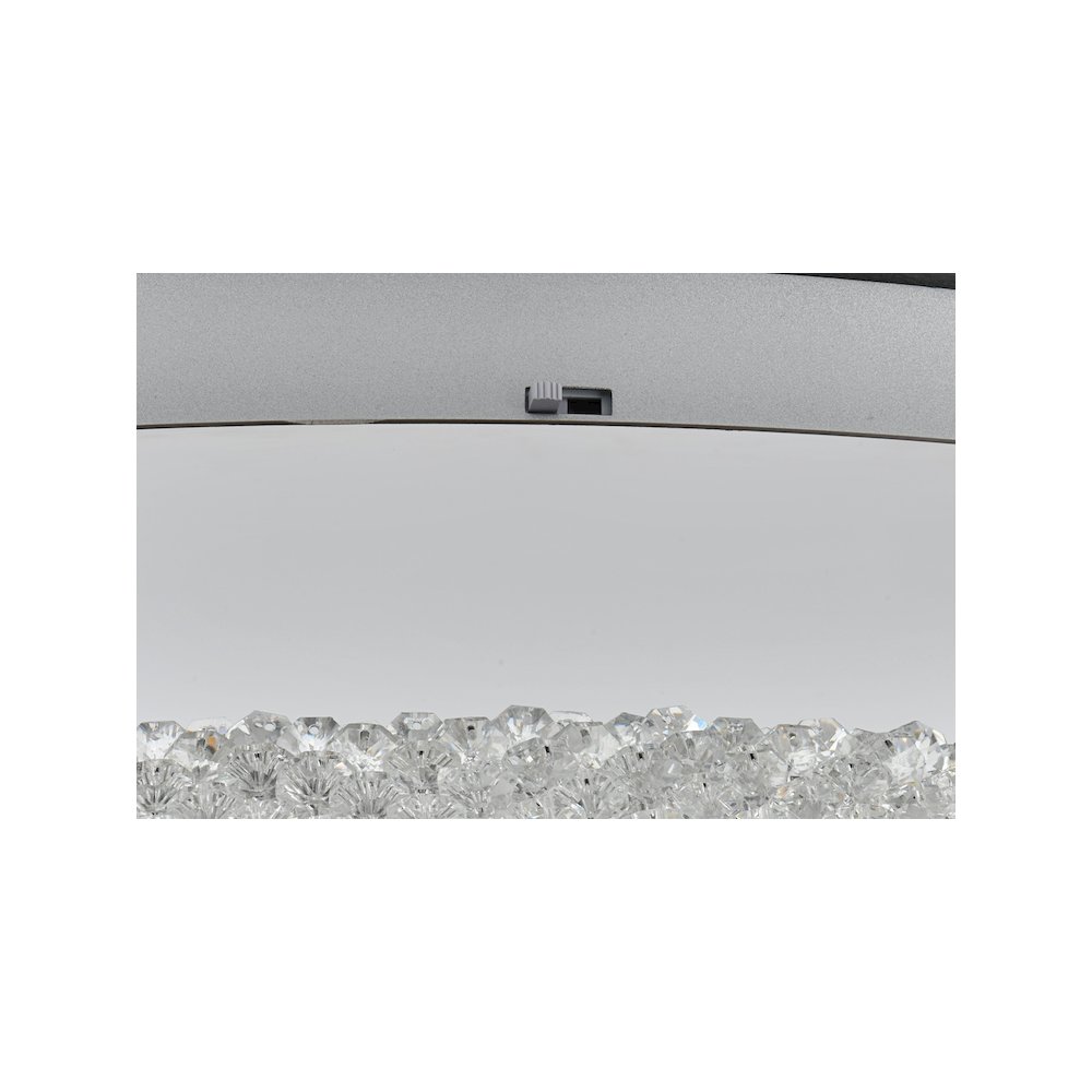 Bowen 33.5 inch LED Flush Mount in Chrome. Picture 7