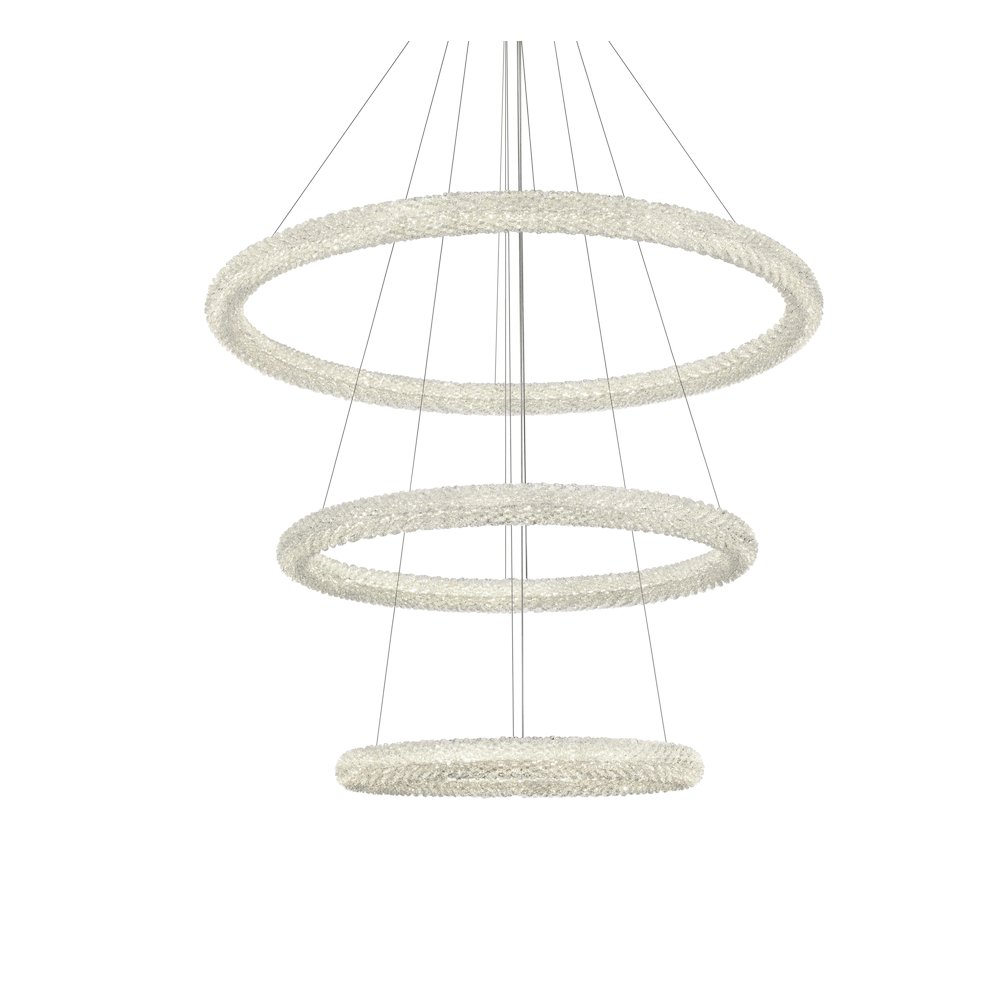Bowen 42 inch LED chandelier in Satin Gold. Picture 7