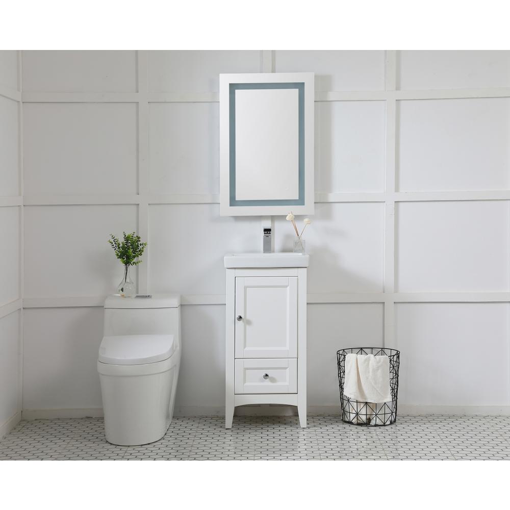Helios 20in x 30in Hardwired LED mirror. Picture 13