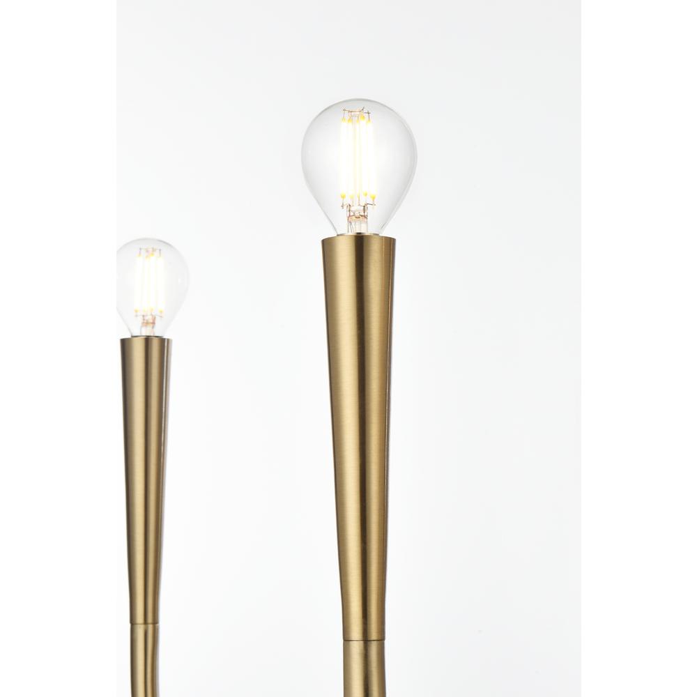 Layne 36 inch chandelier in Gold. Picture 3