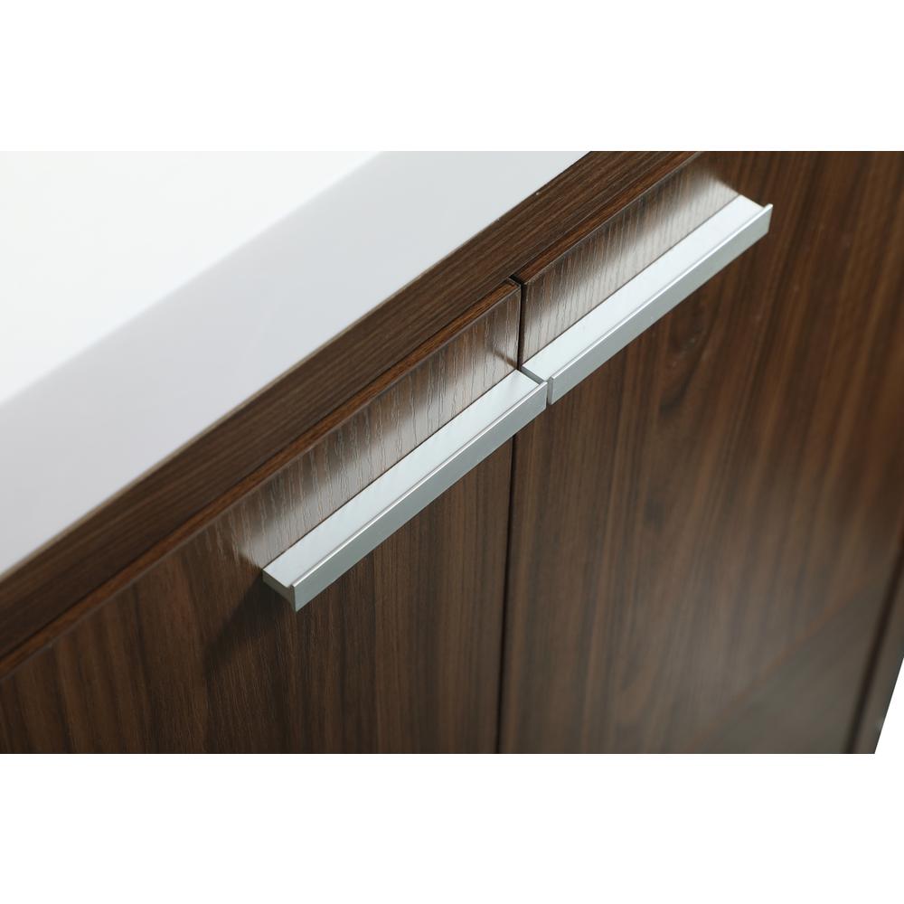 42 inch Single bathroom vanity in Walnut. Picture 12