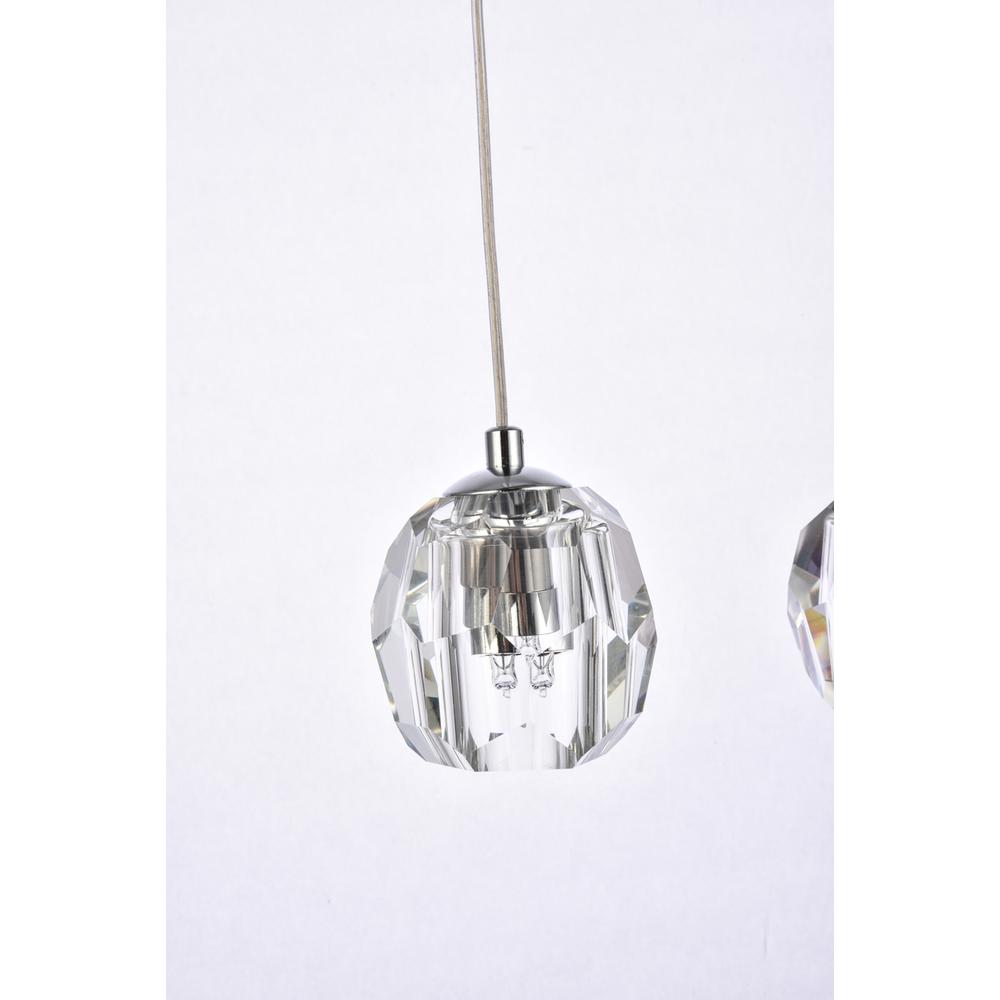 Eren 5 lights Chrome pendant. Picture 5
