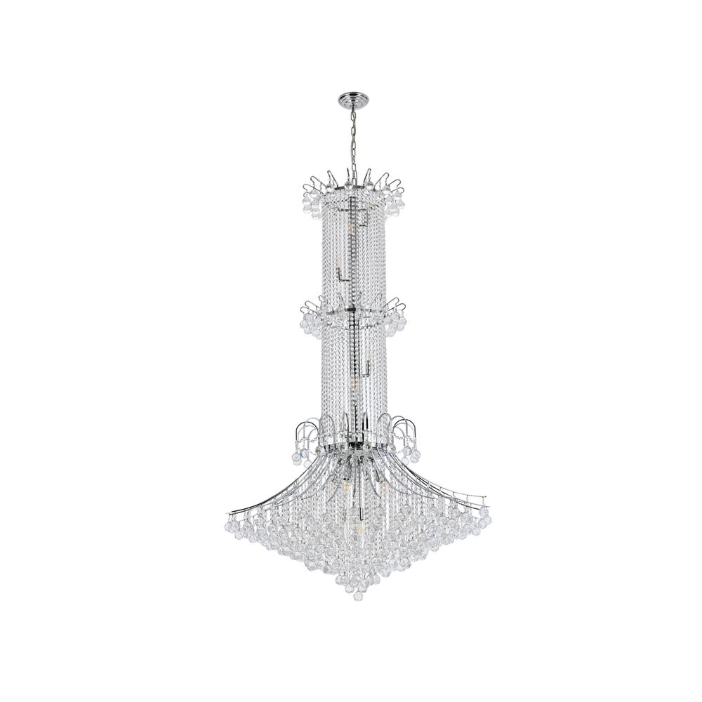 Toureg 20 light Chrome Chandelier Clear Royal Cut Crystal. Picture 6