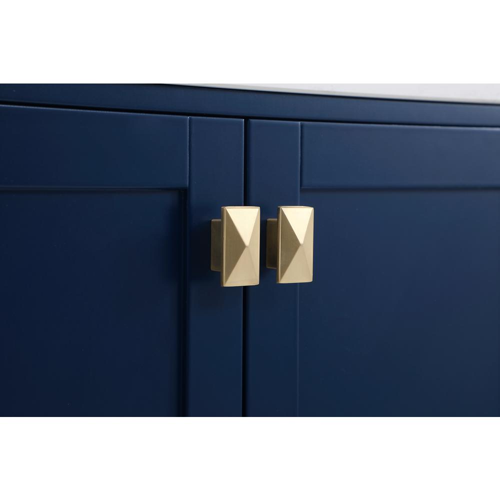 42 inch Single Bathroom Vanity in Blue. Picture 12