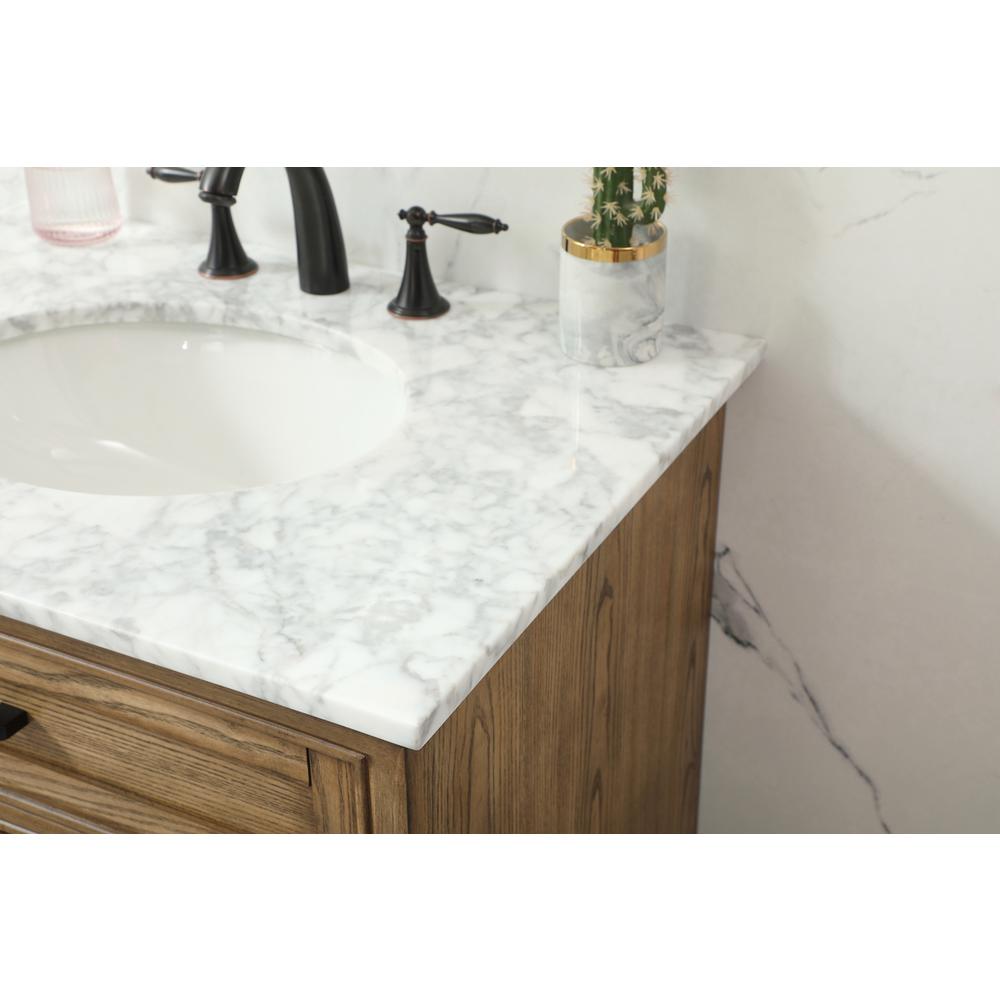30 inch Single bathroom vanity in driftwood. Picture 5