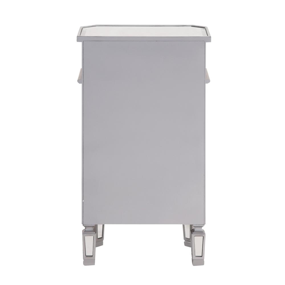 Vanity Table 42 in. x 18 in. x 31 in. in silver paint. Picture 9