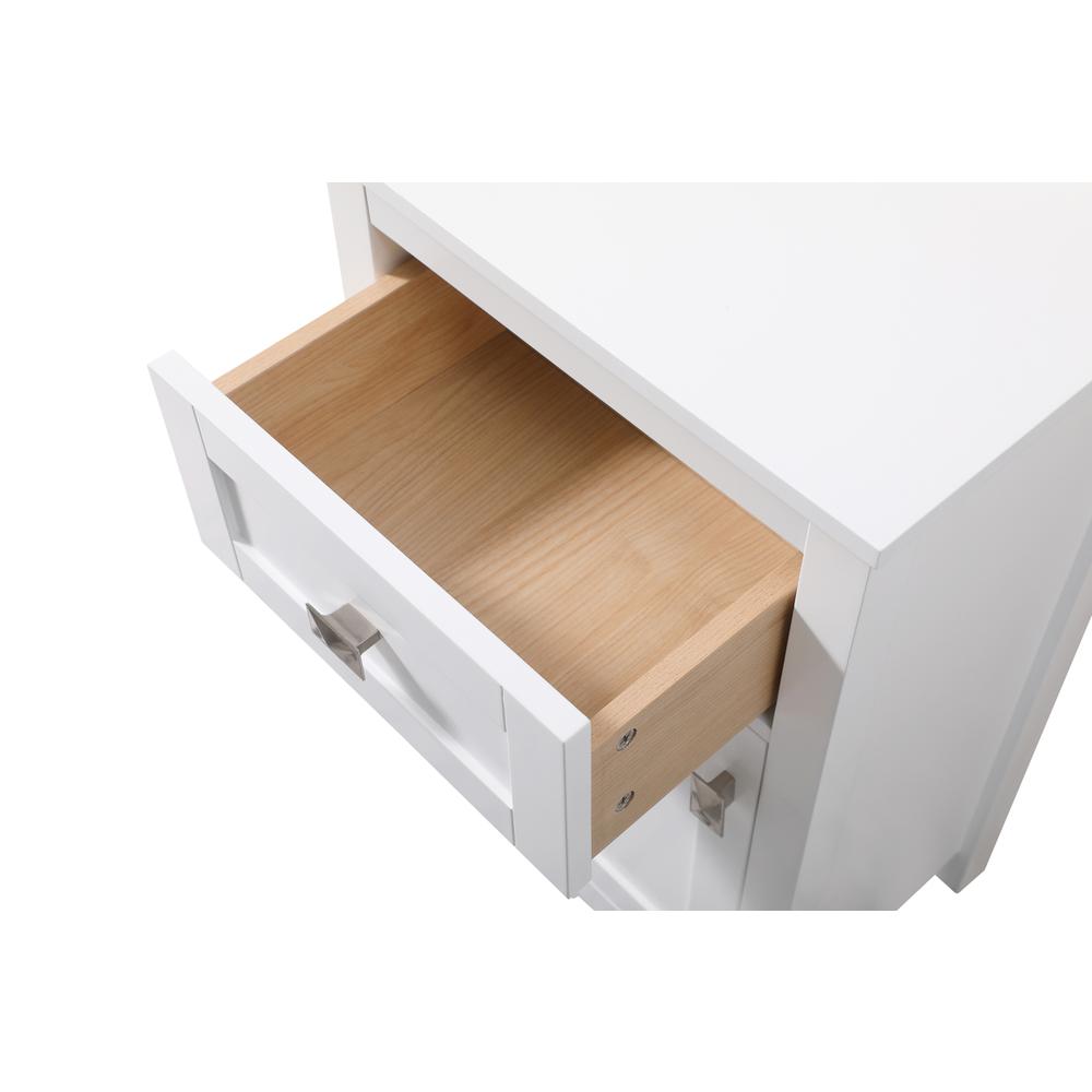 18 Inch Wide Bathroom Storage Freedstanding Cabinet In White. Picture 6