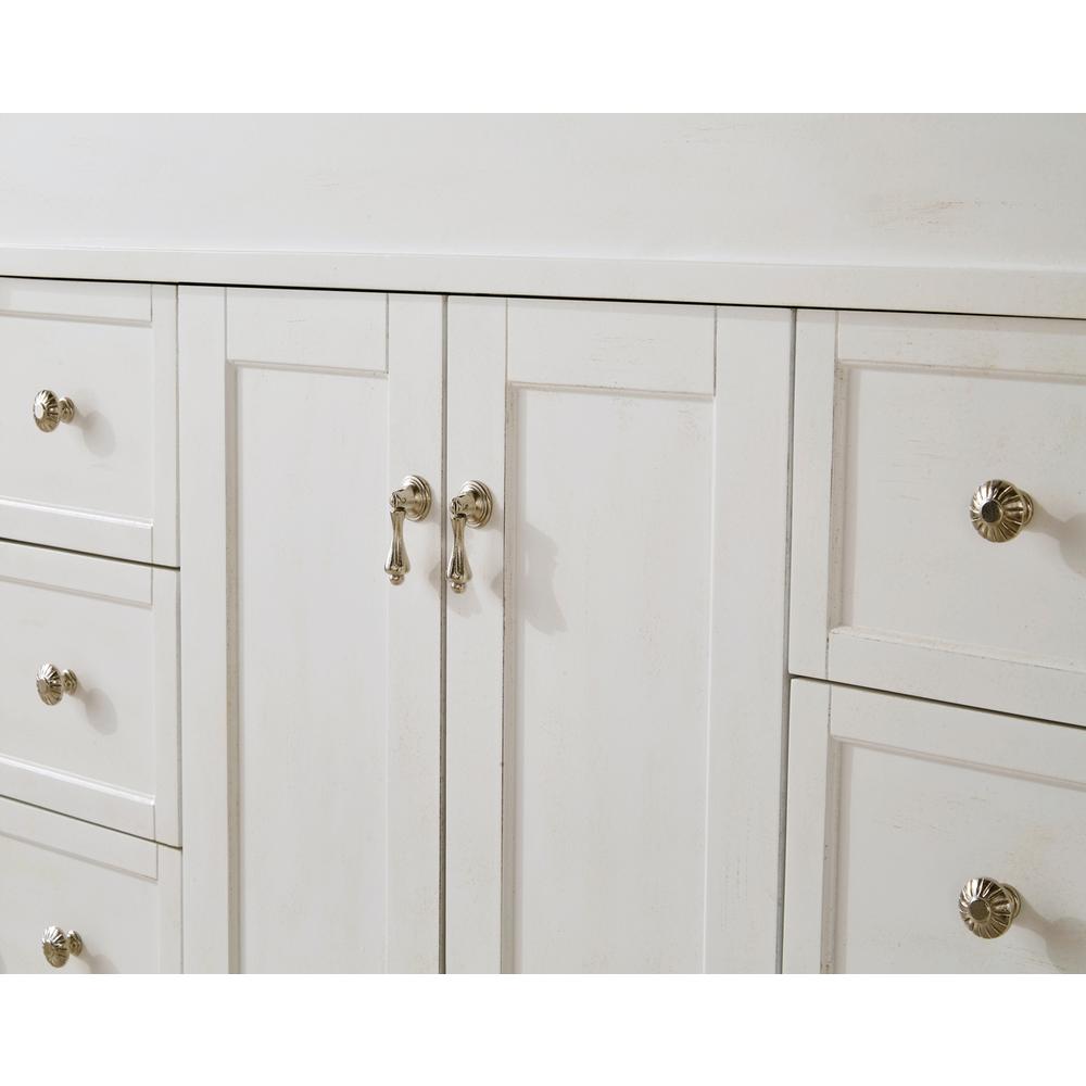 42 inch Single Bathroom vanity in Antique White. Picture 5
