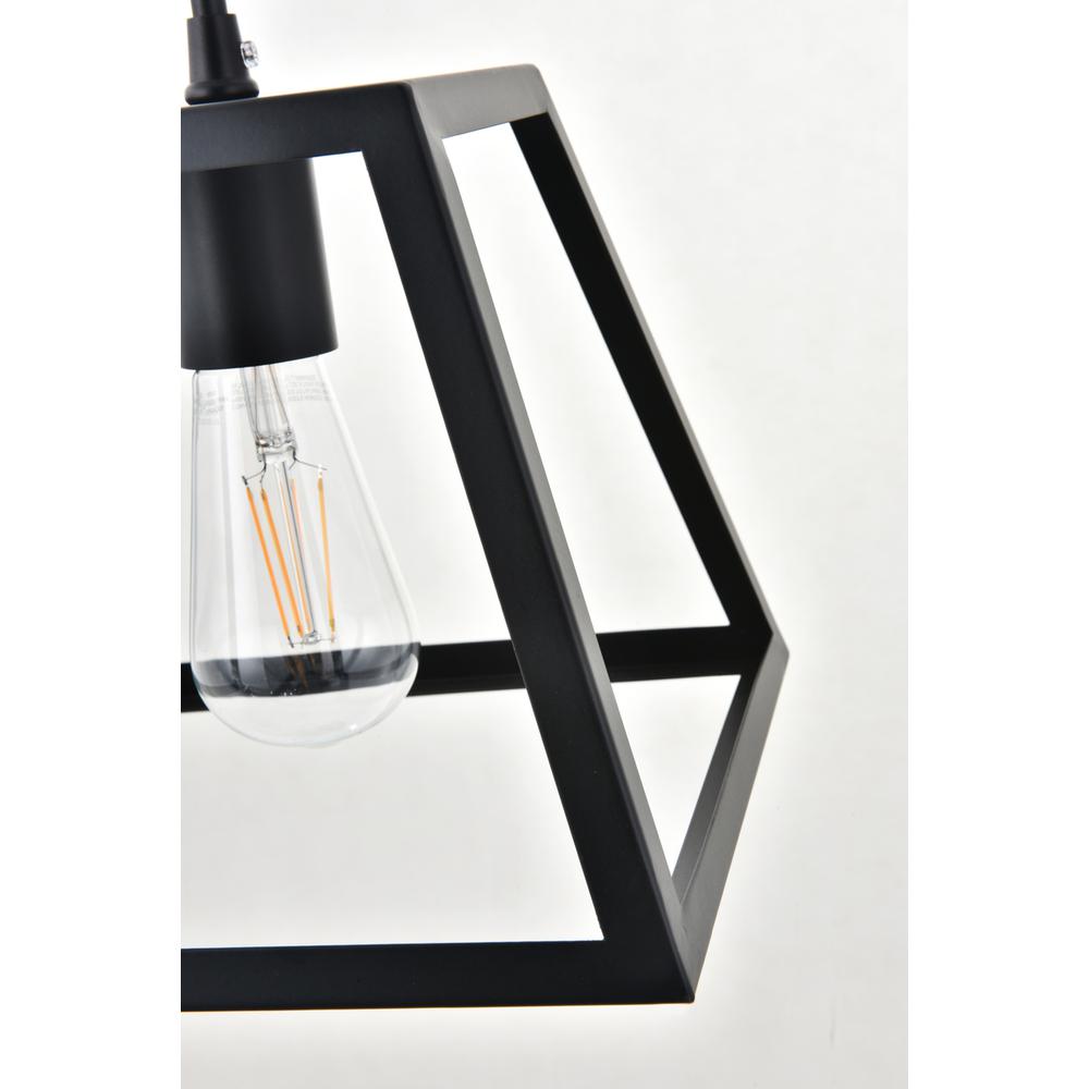 Resolute 1 light black Pendant. Picture 9