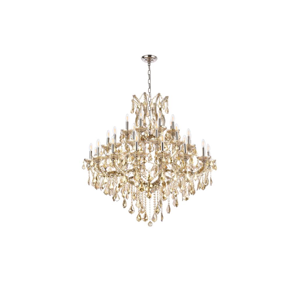 Maria Theresa 37 light Golden Teak Chandelier Golden Teak. Picture 6