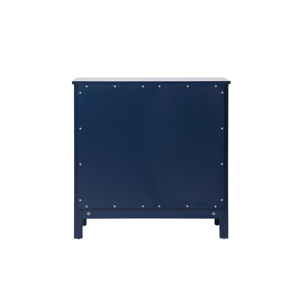 30 Inch Wide Bathroom Storage Freestanding Cabinet In Blue. Picture 3