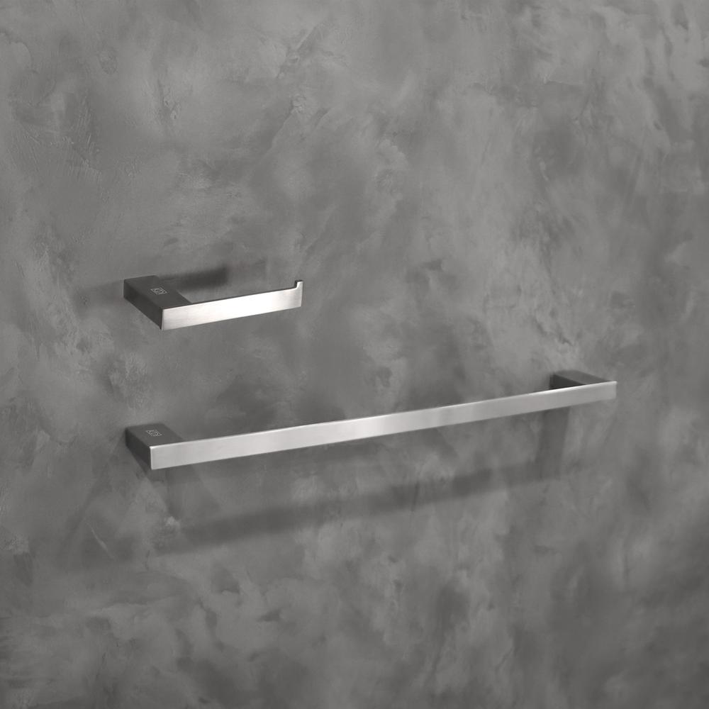 Sofia 2-Piece Bathroom Hardware Set in Brushed Nickel. Picture 2