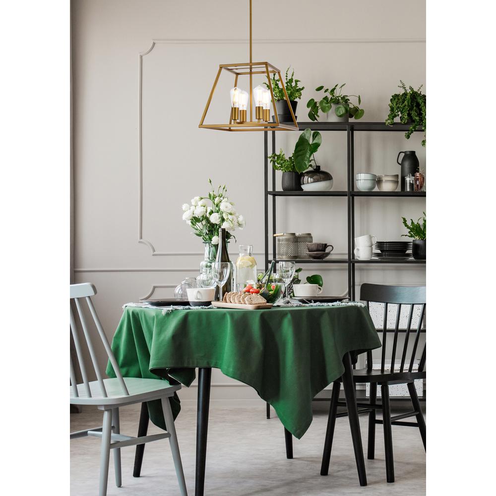 Declan 16 inch pendant in brass. Picture 8