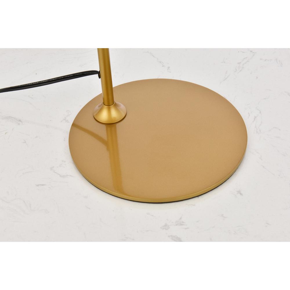 Leroy 1 light brass table lamp. Picture 4
