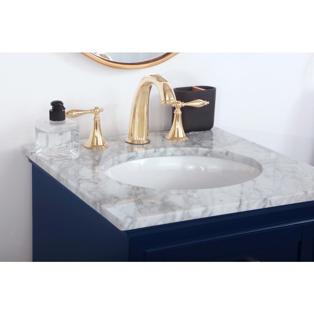 19 inch Single bathroom vanity in Blue. Picture 5