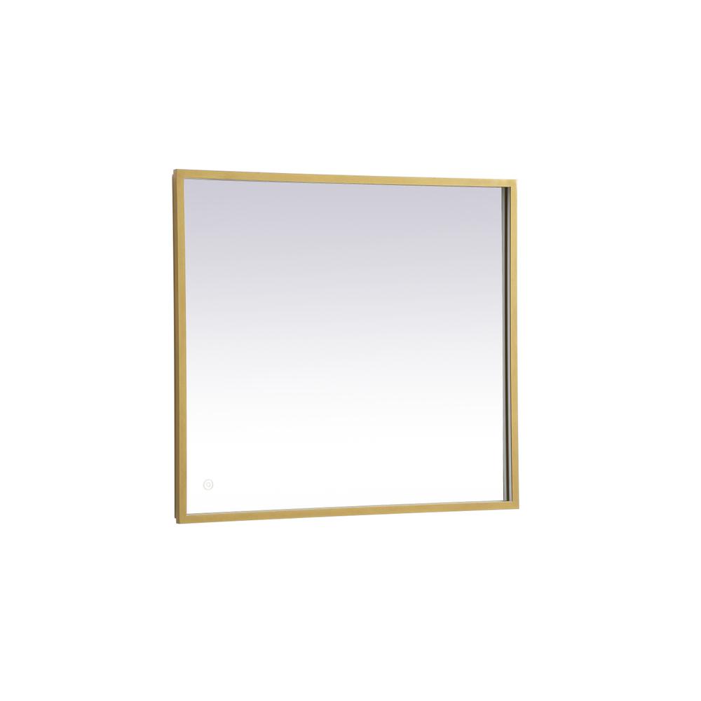 Pier 27x30 inch LED mirror with adjustable color temperature. Picture 9