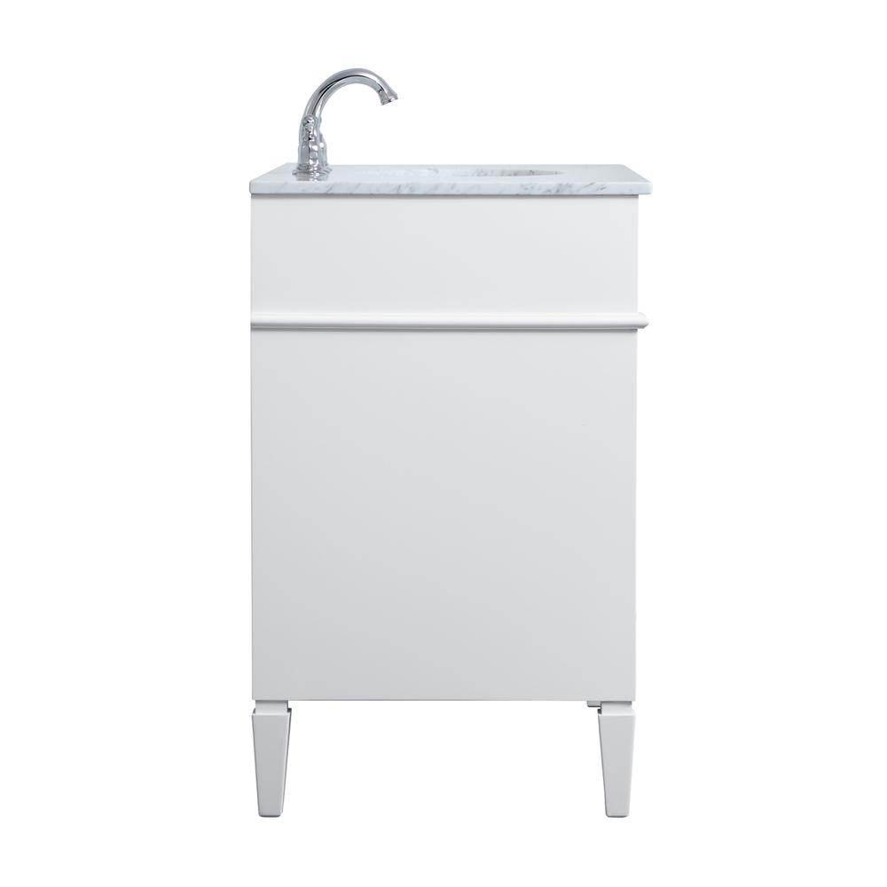 36 inch Single bathroom vanity in White. Picture 13