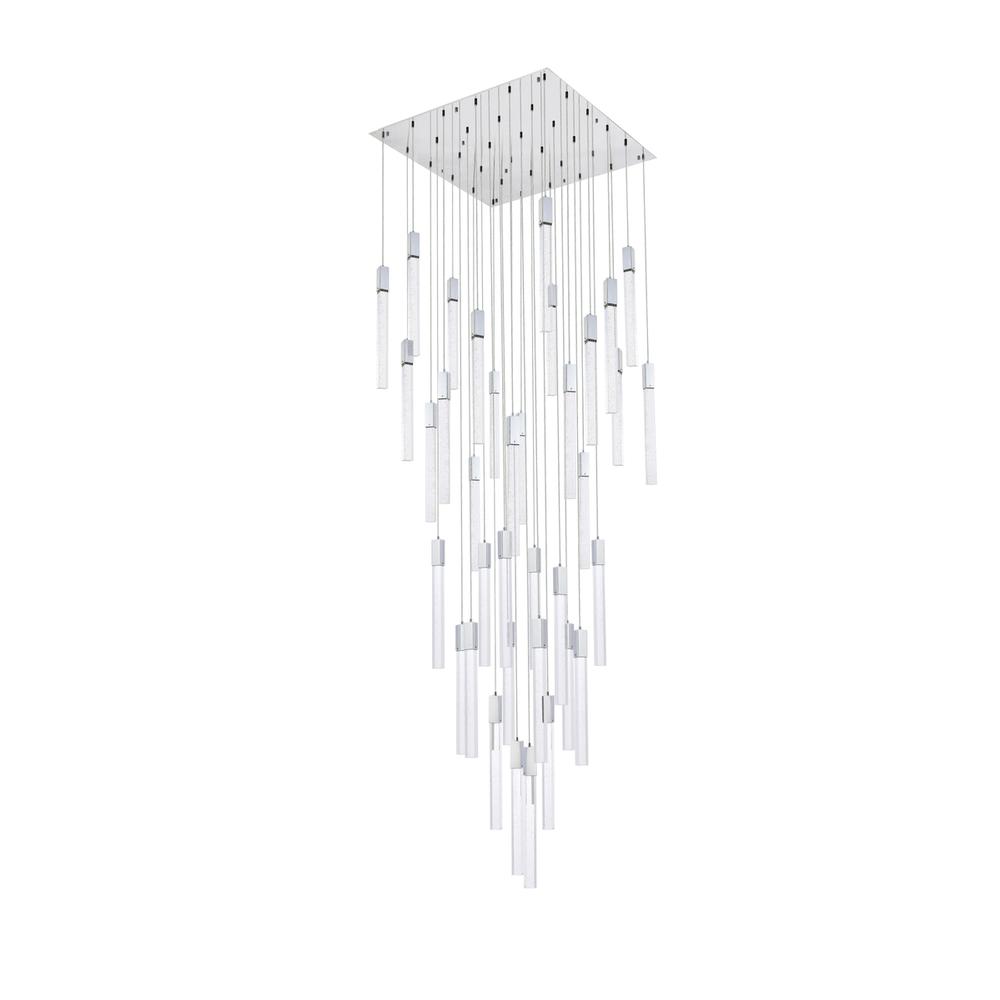 Weston 36 lights pendant in chrome. Picture 6