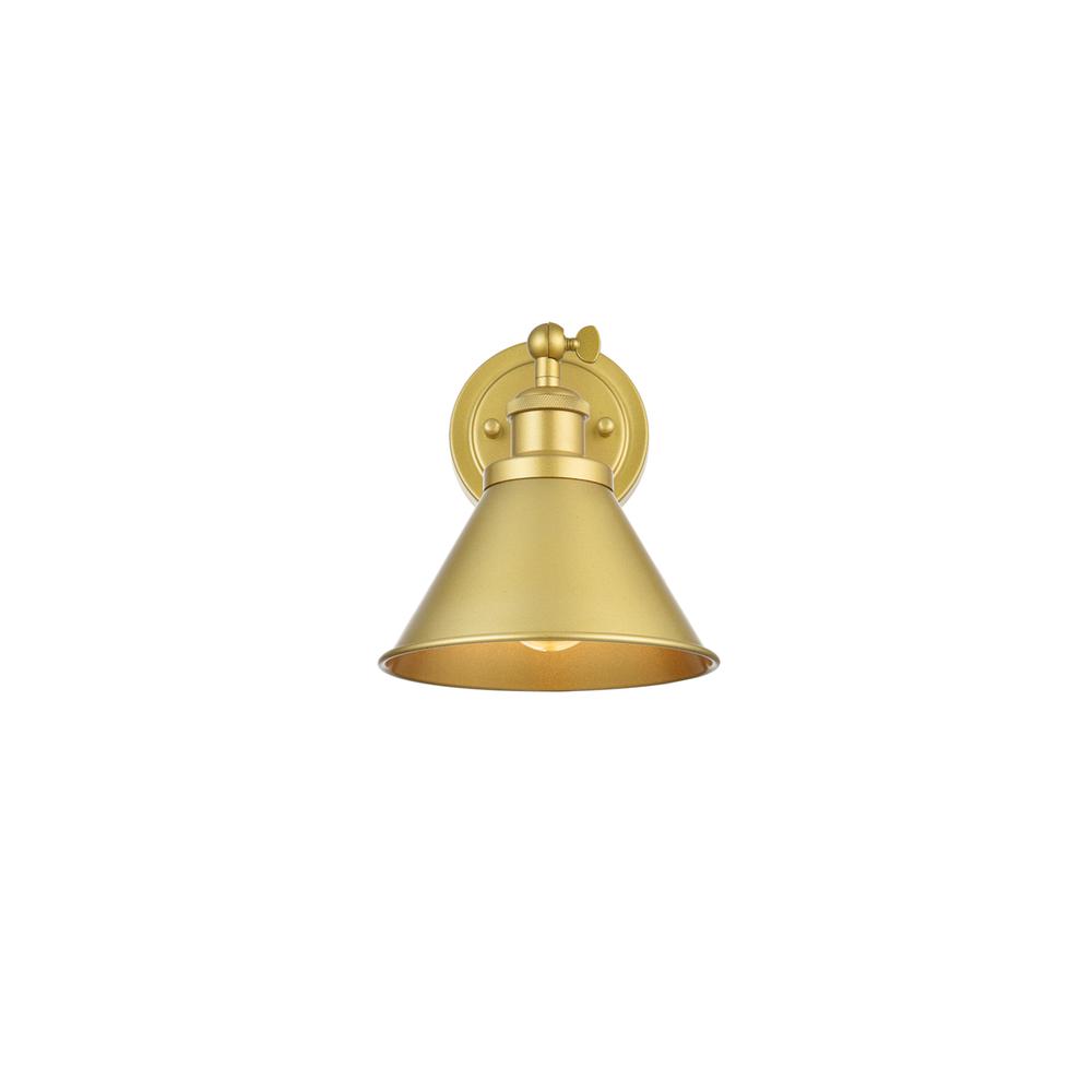 Bentley 1 light Brass Bath Sconce. Picture 1