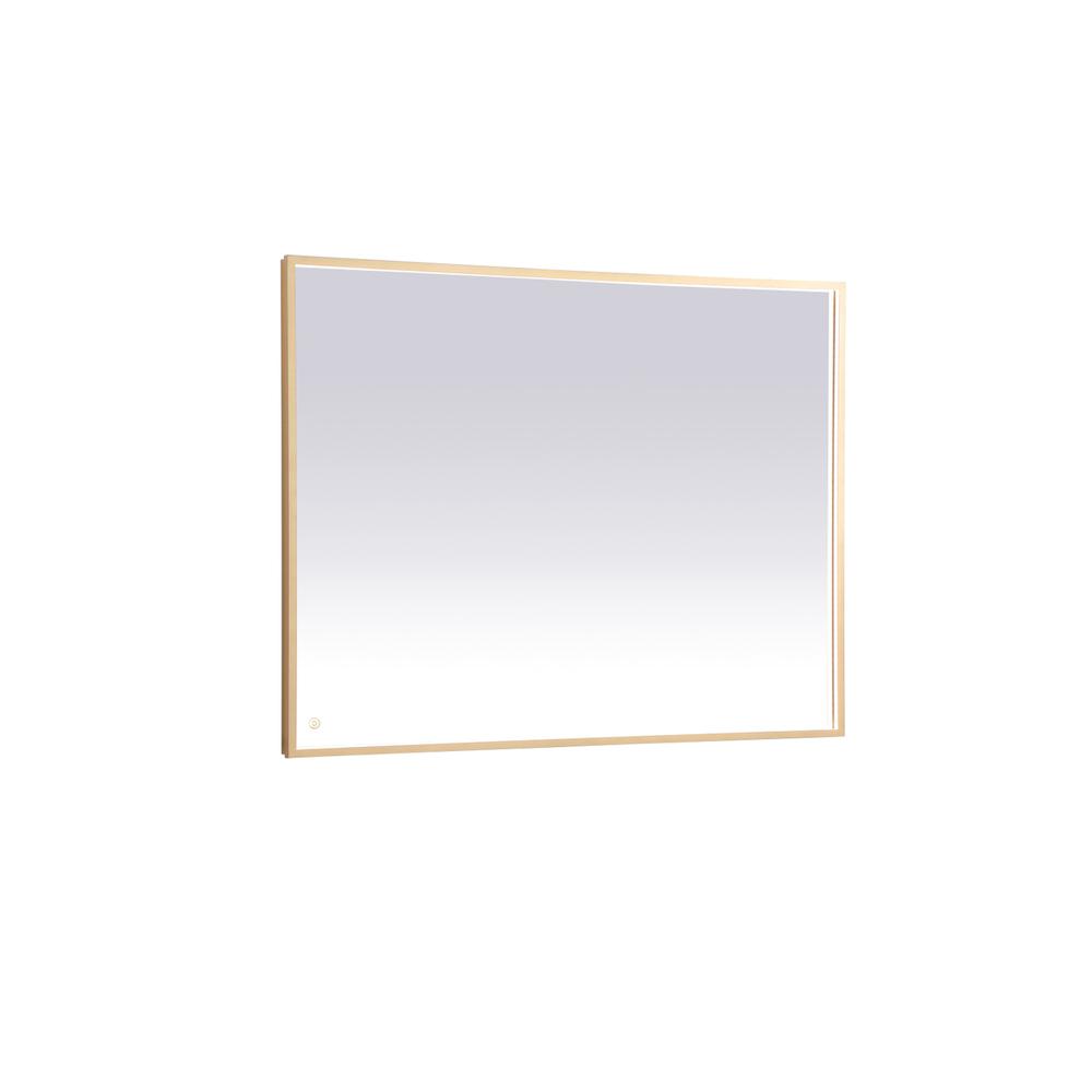 Pier 36x48 inch LED mirror with adjustable color temperature. Picture 1