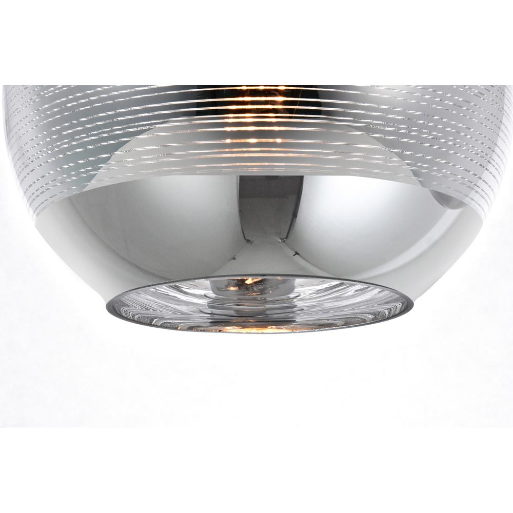 Reflection Collection Pendant D9.5in H9.5in Lt:1 Chrome finish. Picture 4
