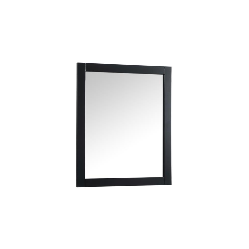 Aqua vanity mirror 30x36 inch in black. Picture 5