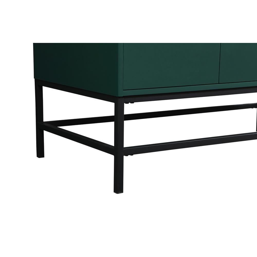 42 inch Single bathroom vanity in green. Picture 13