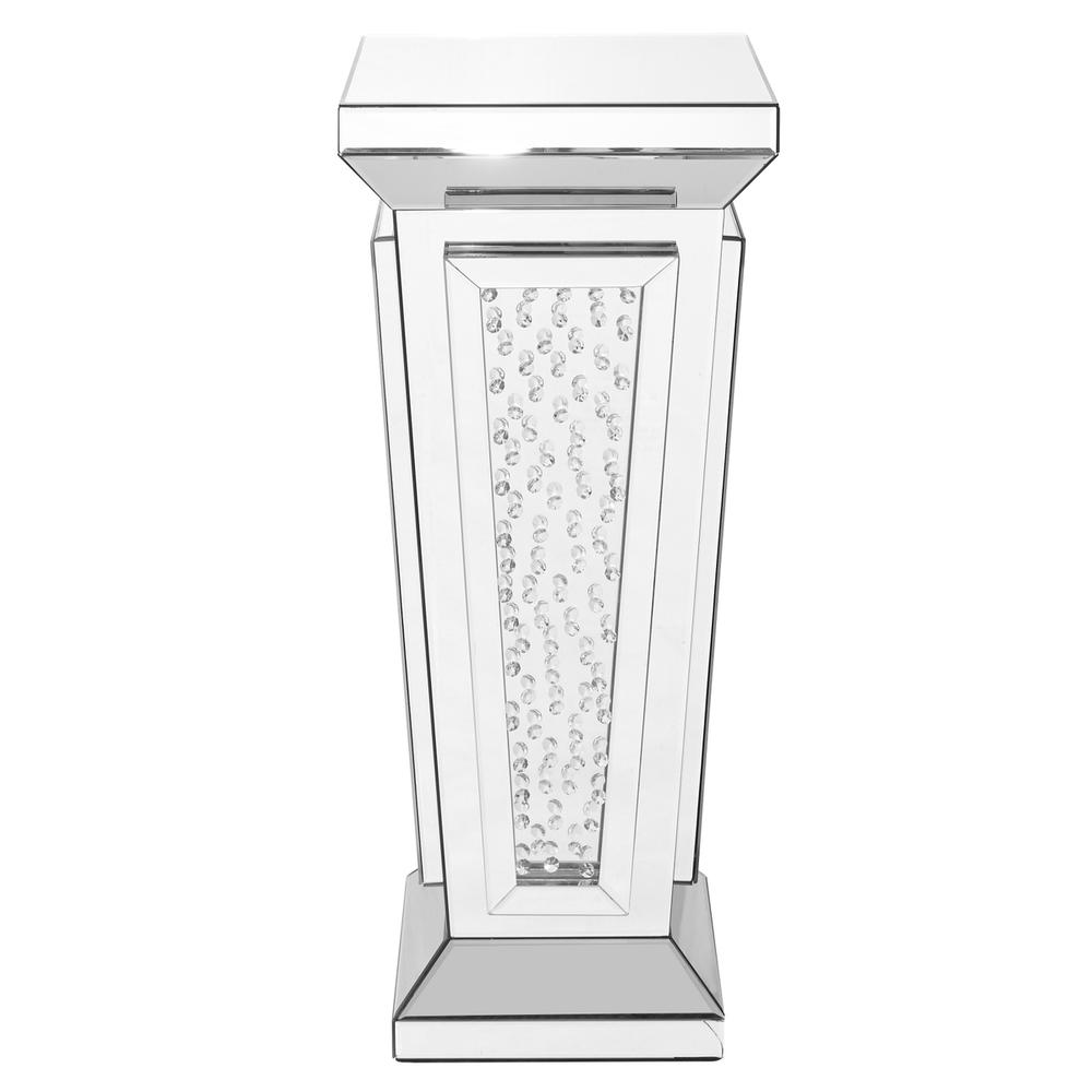 15 inch Crystal End Table in Clear Mirror Finish. Picture 3