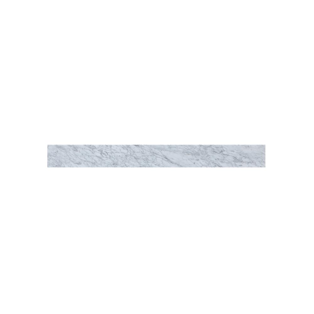 40 inch backsplash in carrara white. Picture 1