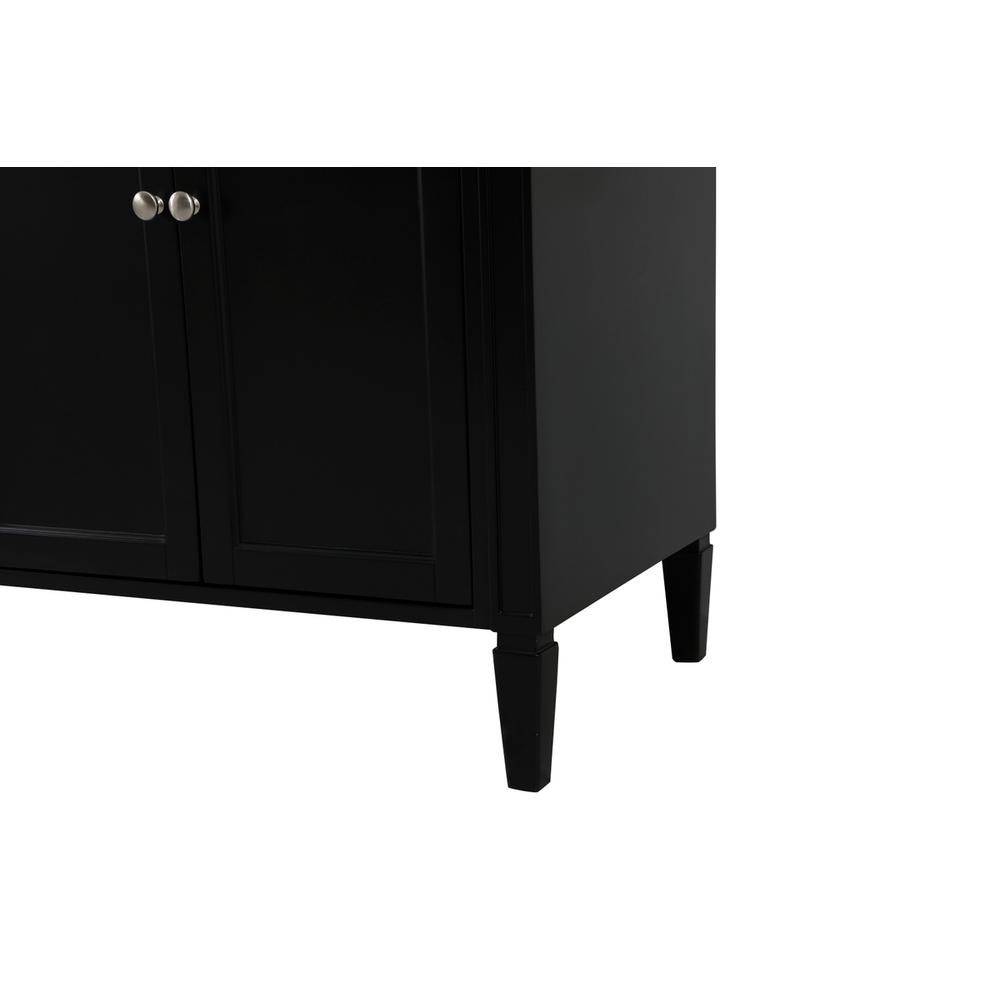 72 inch double bathroom vanity in black. Picture 13