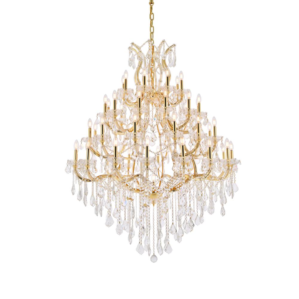 Maria Theresa 49 light Gold Chandelier Clear Royal Cut Crystal. Picture 2