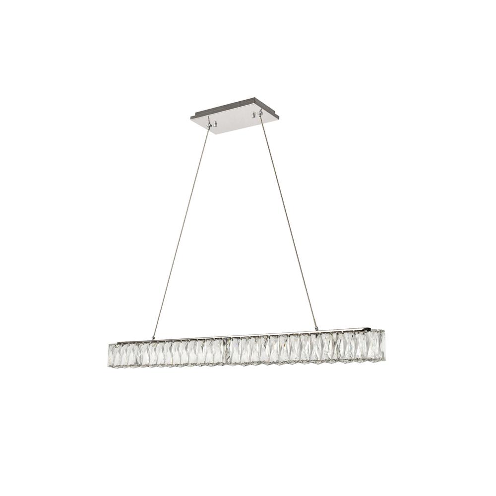 Monroe Integrated LED chip light Chrome Chandelier Clear Royal Cut Crystal. Picture 2